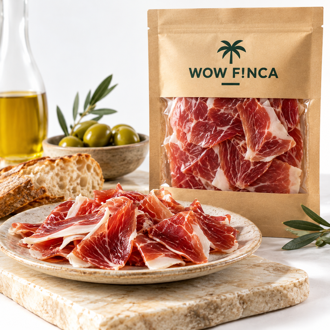 Jamón ibérico de bellota, en trozos para tapa – 90 g