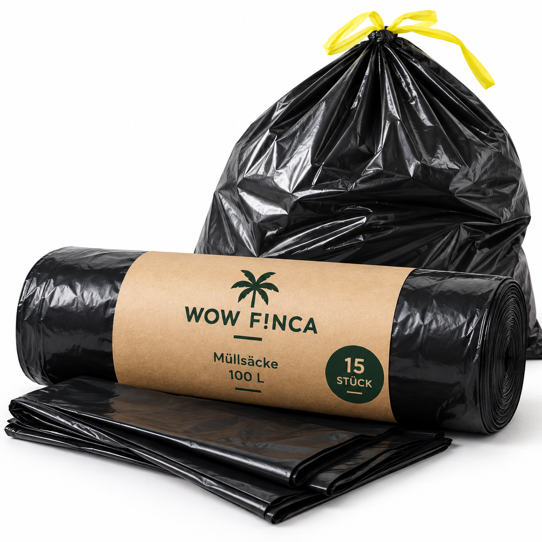 Refuse sacks 100 L – 15 pieces