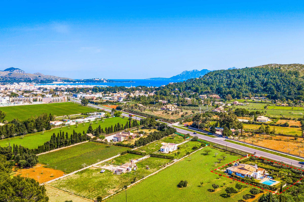 Impression der Villa Encantada bei Port de Pollença, Mallorca