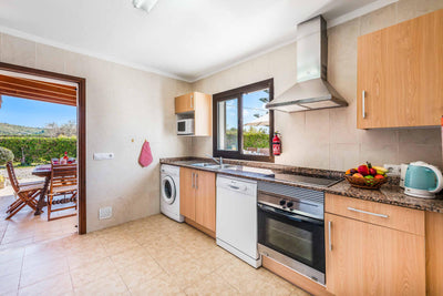 Küche der Villa Encantada bei Port de Pollença, Mallorca