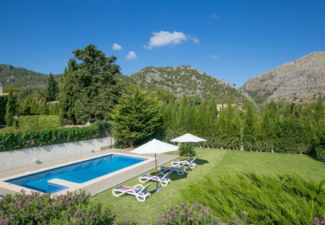Impression der Villa Es Mirador bei Pollença, Mallorca