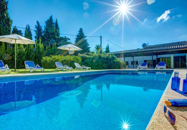 Impression der Villa Es Mirador bei Pollença, Mallorca