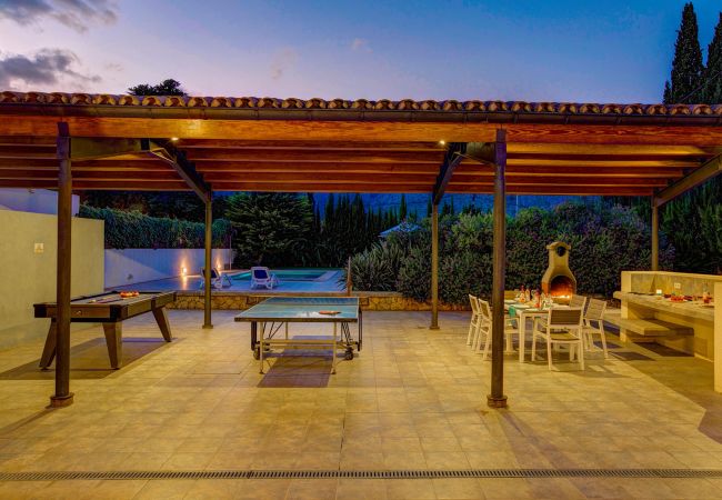 Impression der Villa Es Mirador bei Pollença, Mallorca