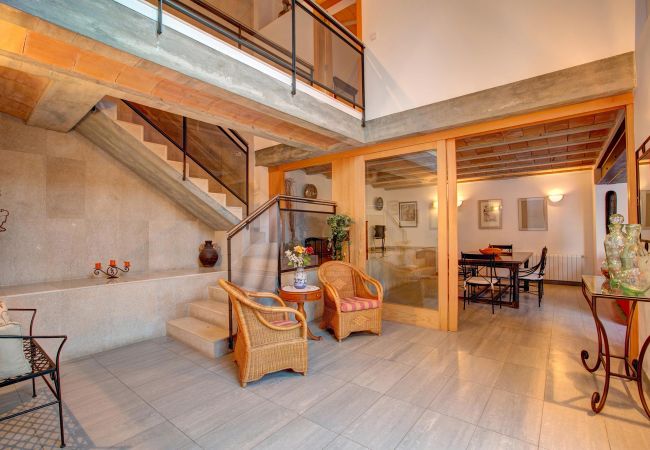 Impression der Villa Es Mirador bei Pollença, Mallorca