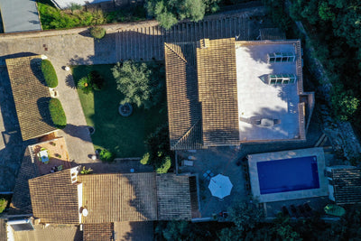 Pool der Villa Horizonte bei Pollença, Mallorca