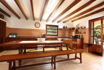 Küche der Villa Miraplomera bei Pollença, Mallorca