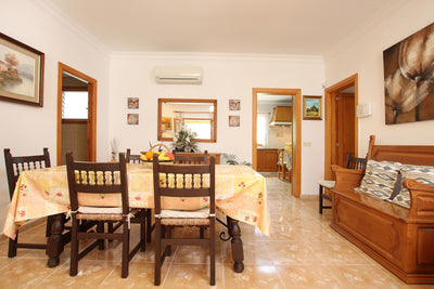 Essbereich der Villa Natura bei Pollença, Mallorca