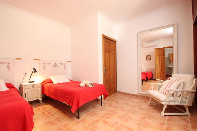 Schlafzimmer der Villa Provenza Petit bei Port de Pollença, Mallorca