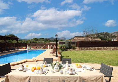 Impression der Villa Sa Fonteta bei Pollença, Mallorca