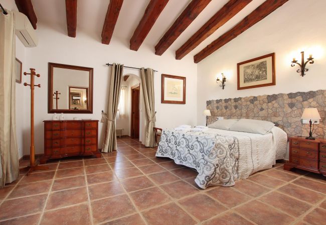 Impression der Villa Sa Fonteta bei Pollença, Mallorca