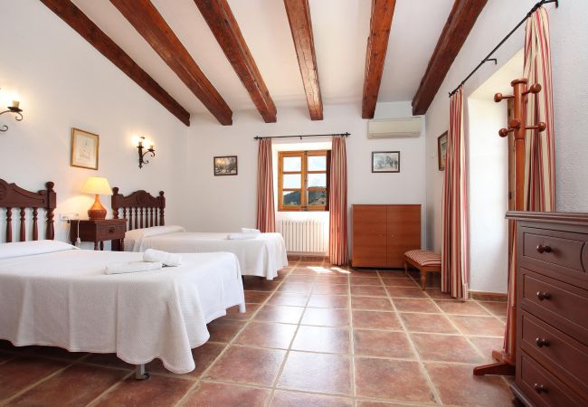 Impression der Villa Sa Fonteta bei Pollença, Mallorca