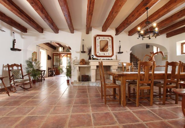 Impression der Villa Sa Fonteta bei Pollença, Mallorca