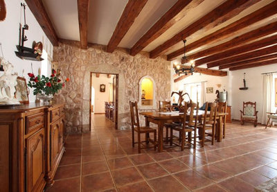 Impression der Villa Sa Fonteta bei Pollença, Mallorca