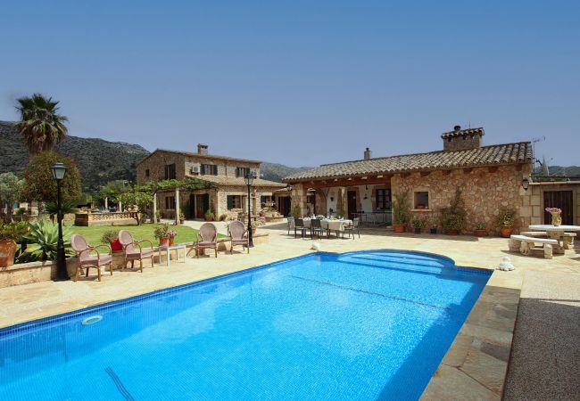 Impression der Villa Sa Fonteta bei Pollença, Mallorca