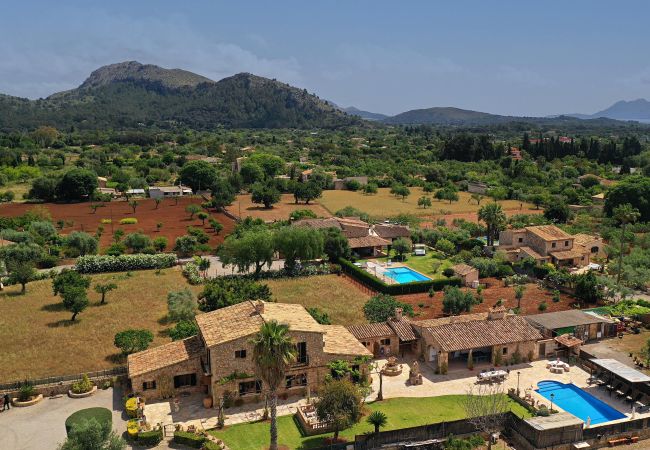Impression der Villa Sa Fonteta bei Pollença, Mallorca