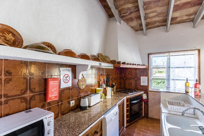 Küche der Villa Solanda bei Pollença, Mallorca