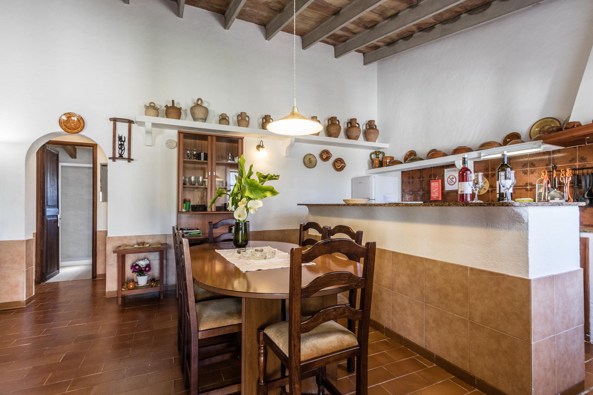 Küche der Villa Solanda bei Pollença, Mallorca