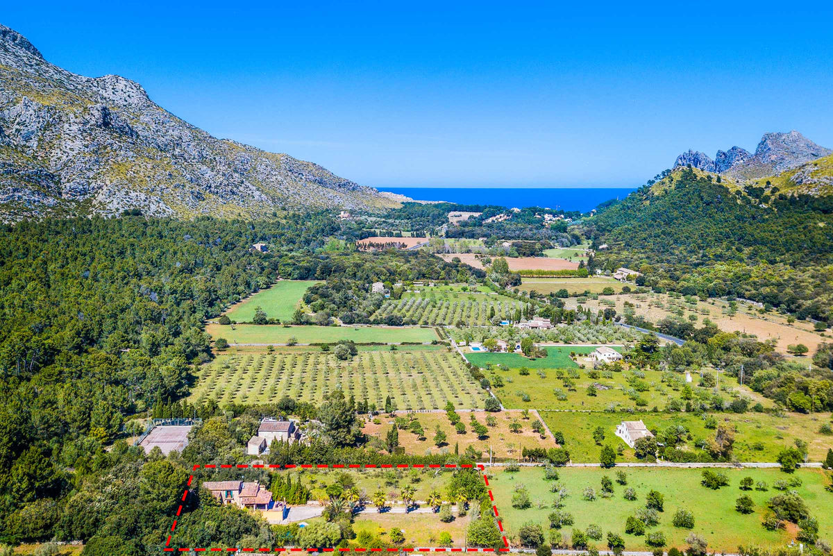 Impression der Villa Son Amat bei Cala Sant Vicenç, Mallorca
