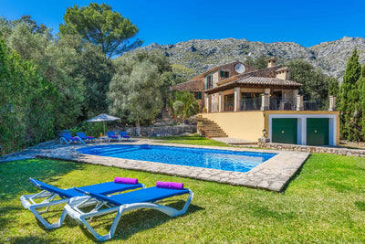 Pool der Villa Son Amat bei Cala Sant Vicenç, Mallorca
