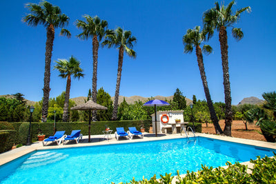 Pool von Villar Pantinar bei Port de Pollença, Mallorca
