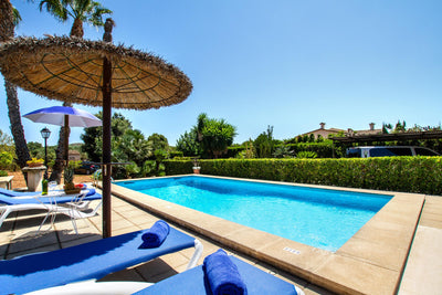 Pool von Villar Pantinar bei Port de Pollença, Mallorca