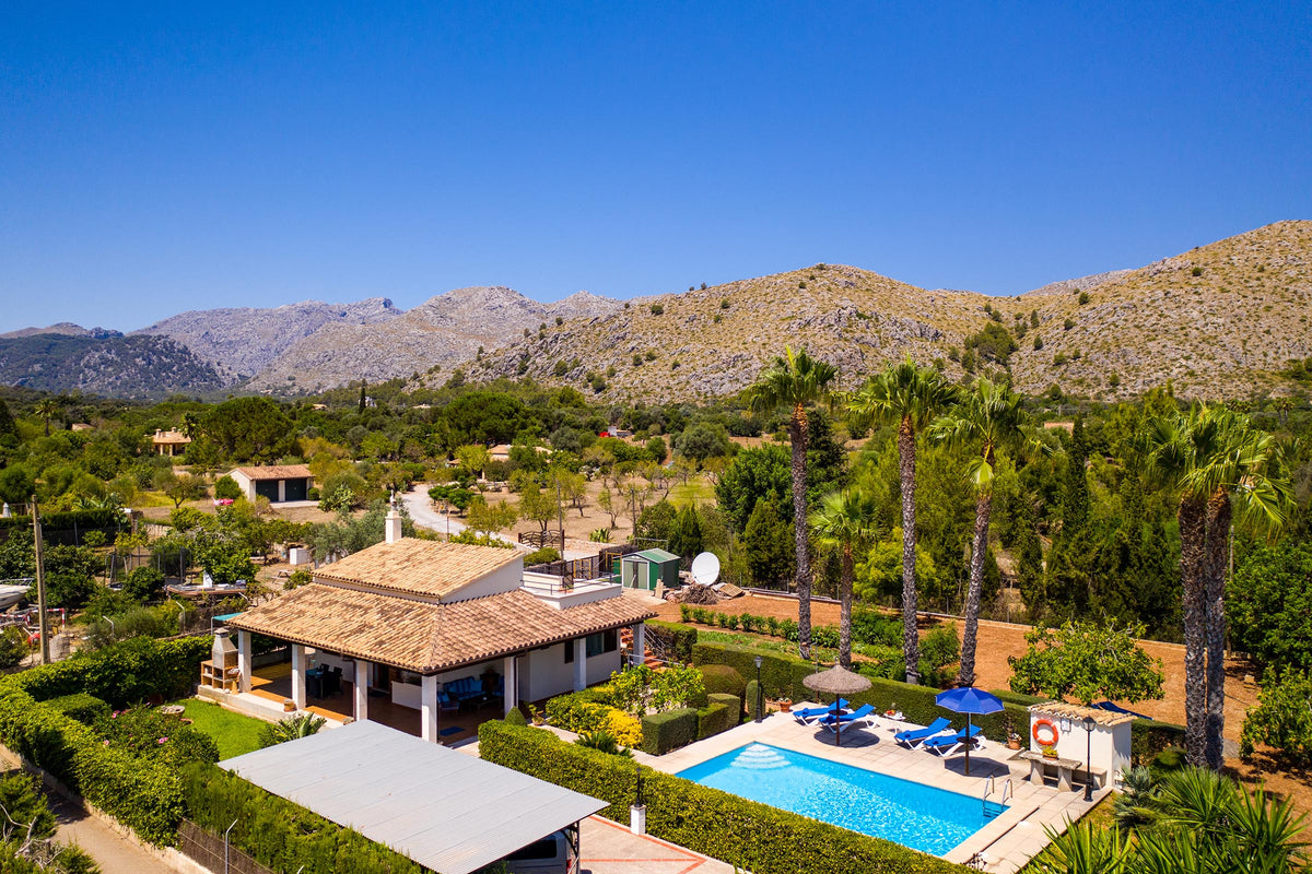 Pool von Villar Pantinar bei Port de Pollença, Mallorca