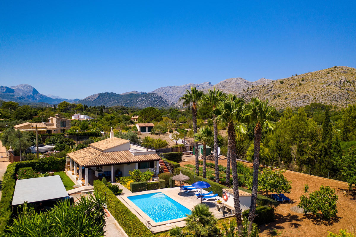 Pool von Villar Pantinar bei Port de Pollença, Mallorca
