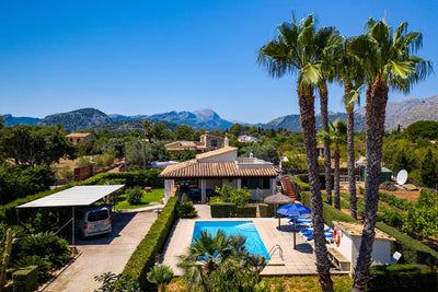 Pool von Villar Pantinar bei Port de Pollença, Mallorca