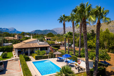 Pool von Villar Pantinar bei Port de Pollença, Mallorca