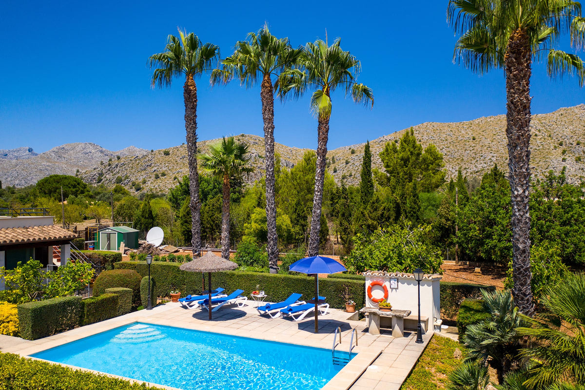 Pool von Villar Pantinar bei Port de Pollença, Mallorca