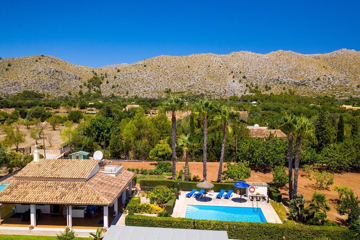 Pool von Villar Pantinar bei Port de Pollença, Mallorca