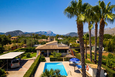 Pool von Villar Pantinar bei Port de Pollença, Mallorca