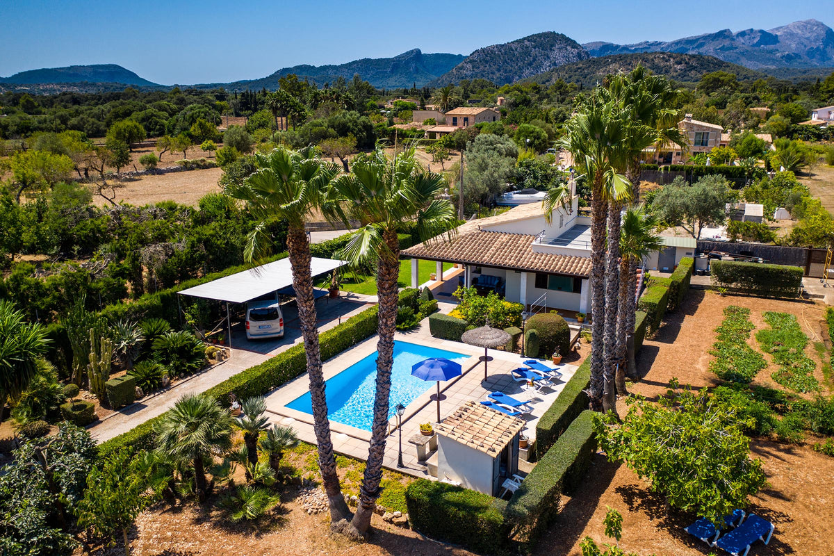 Pool von Villar Pantinar bei Port de Pollença, Mallorca
