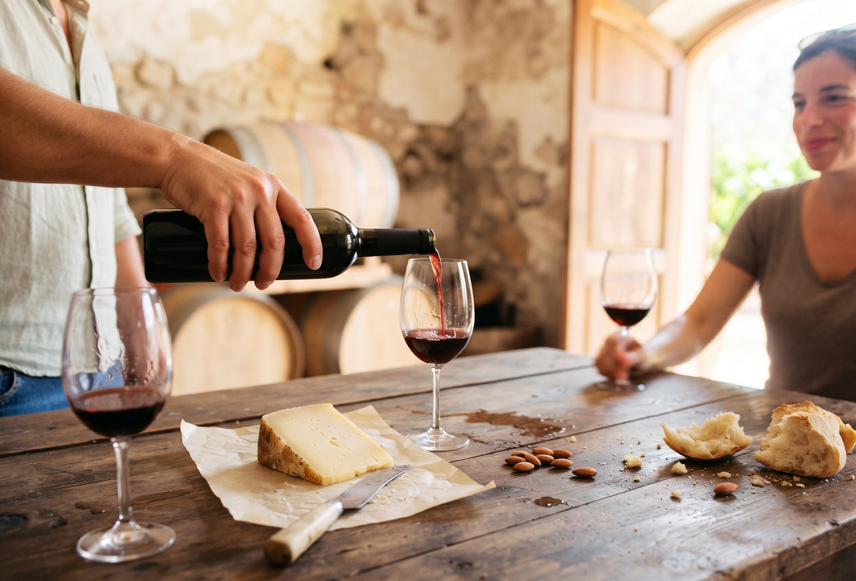 Weinprobe in einer Bodega auf Mallorca