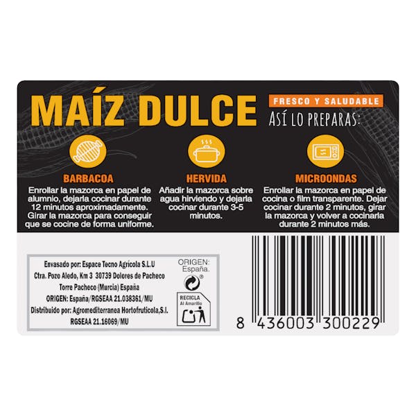 Zuckermais Kolben